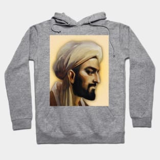 Ibn Khaldun Portrait | Ibn Khaldun Artwork Hoodie